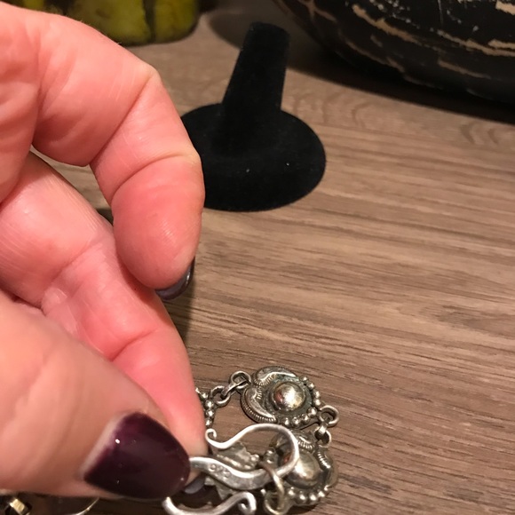 Beautiful 925 Silver Bracelet with Turquoise Clasp - Picture 4 of 4